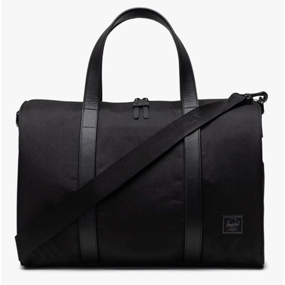 Herschel Supply Co. Novel Duffle Bag Black w/Leather Handle